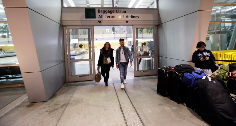 A federal judge in Hawaii rejected on Sunday the Justice Department's request to clarify further the scope of its temporary restraining order against President Trump's travel ban, hindering an attempt by the administration to narrow the injunction. (AP Photo/Gregory Bull)