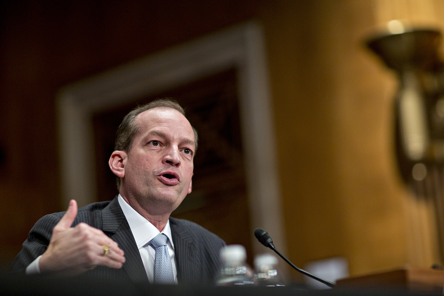 Labor Department pick Acosta weathers Senate grilling