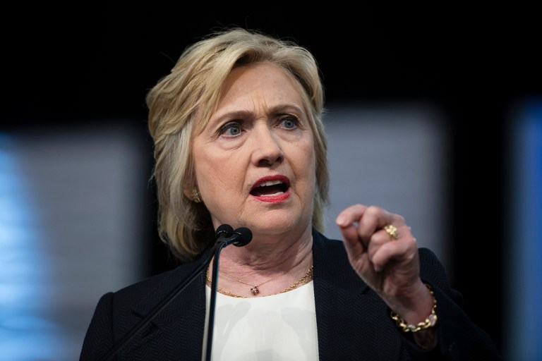 Hillary Clinton's campaign penned a devilish fundraising email with an intriguing subject line. (AP Photo/Matt Rourke)