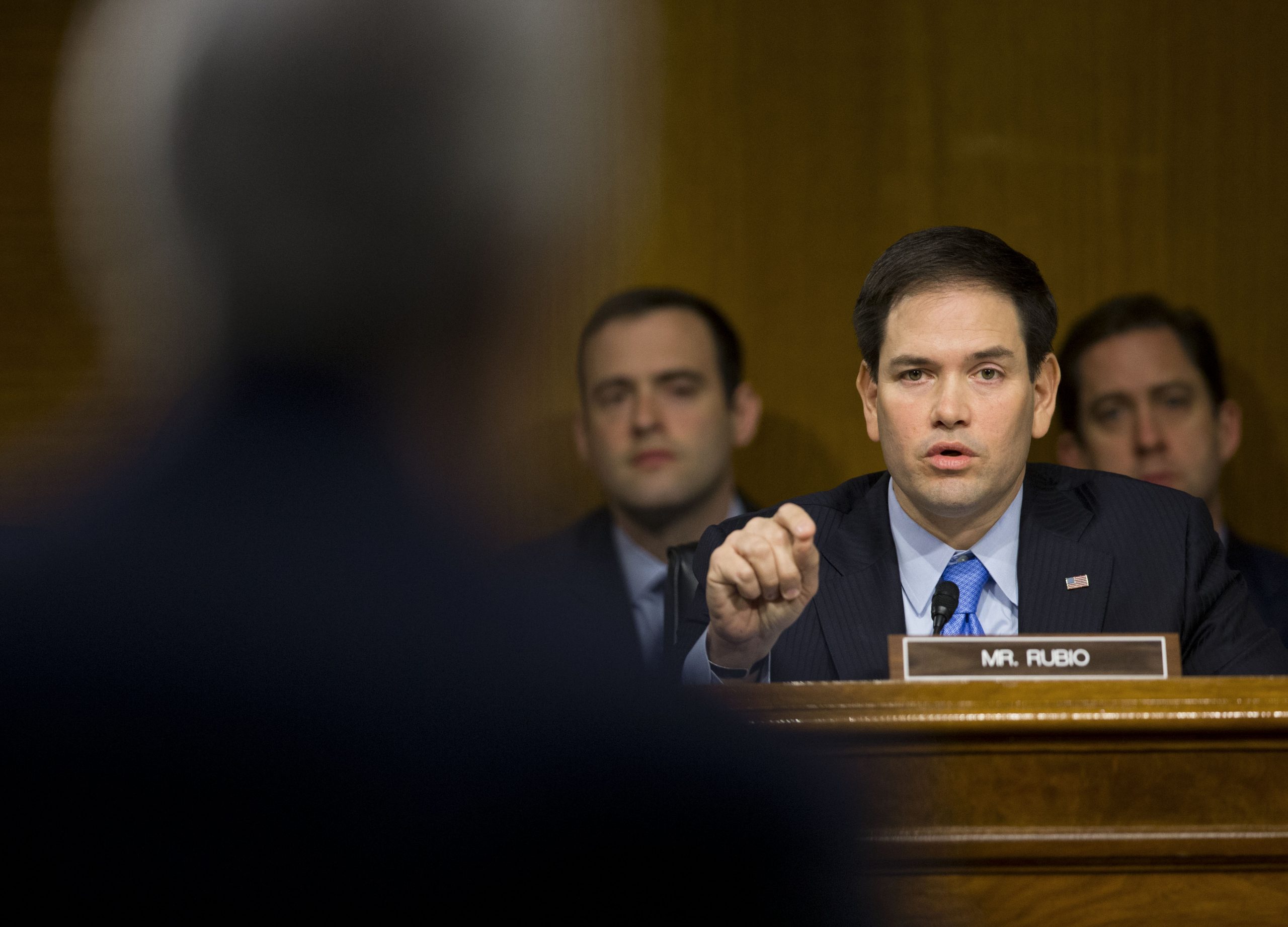 Hillary launch ups pressure on Rubio