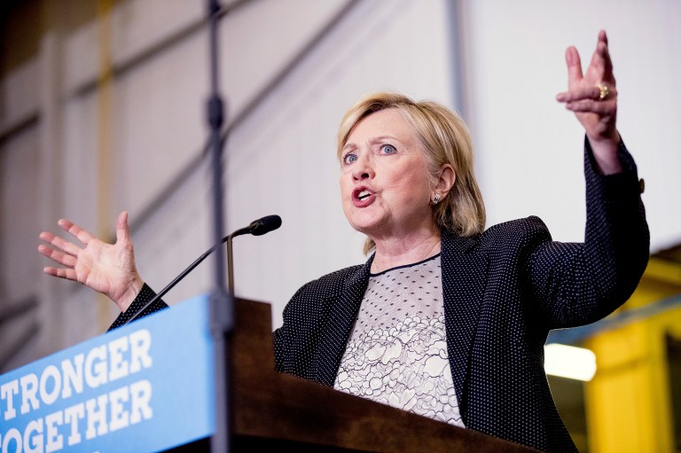 A look at Hillary Clinton's most generous financial backers reveals she has enjoyed the support of companies positioned to reap the benefits of her ambitious spending projects. (AP Photo/Andrew Harnik)