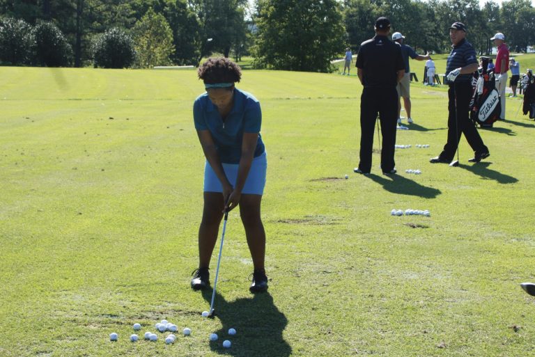 Courtesy photo
Hannah Clark, 18, heads to East Potomac Golf Course three times a week as part of The First Tee, an after-school program that introduces students to golf.