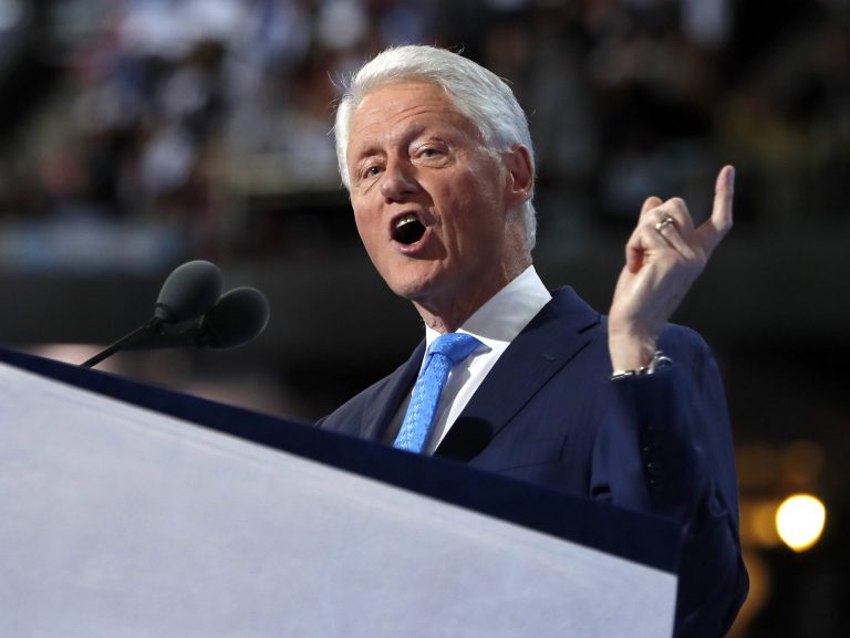 Raj Shah said the State Department had scrubbed most of the former president’s speech schedules on the grounds that Bill Clinton is a private citizen and therefore not subject to the same disclosure requirements as public officials. (AP Photo)
