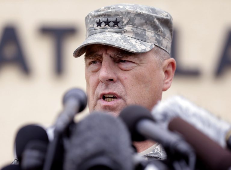 Secretary of Defense Ash Carter called Gen. Mark Milley 