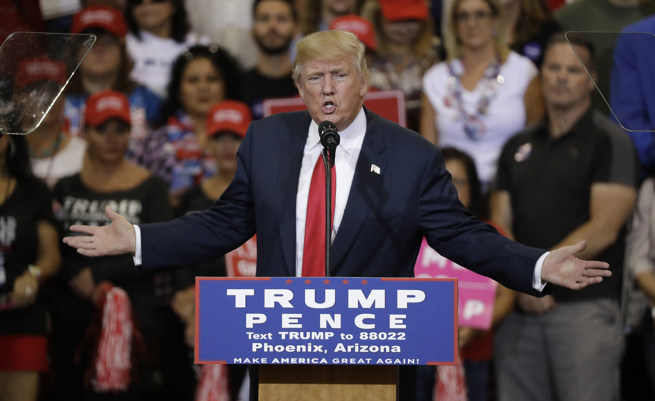 Trump’s edge returns in red battleground states