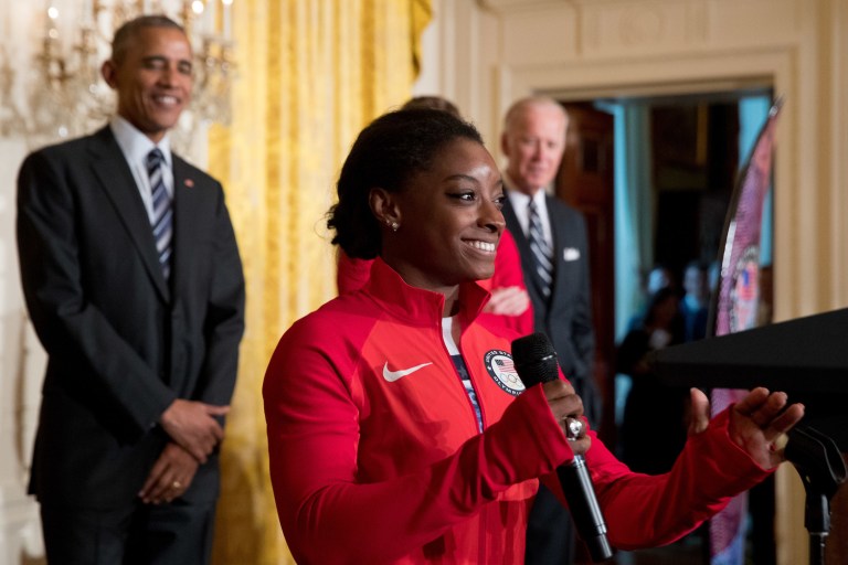 President Obama signed the legislation excluding medals and bonuses from taxes into law Friday. (AP Photo/Andrew Harnik)