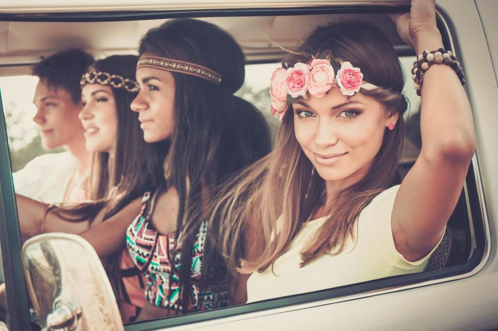 Flowers in Their Hair