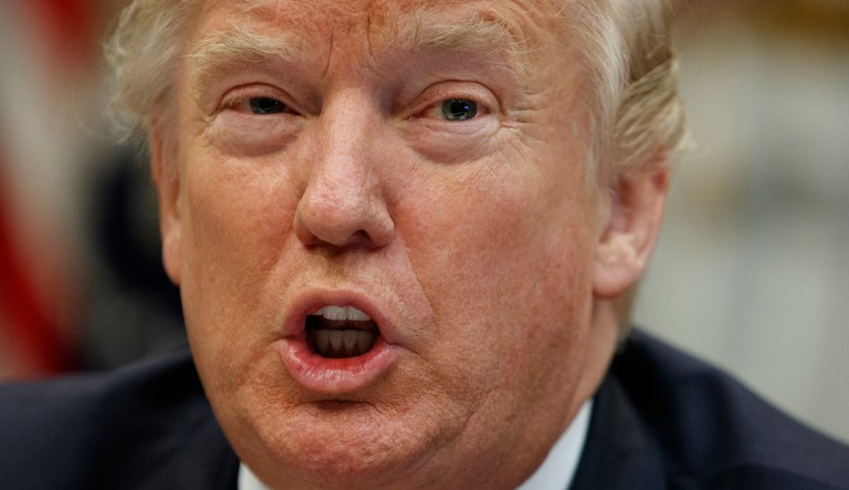 Panelists say they expect litigation against the president to end up in the high court eventually. (AP Photo/Evan Vucci, File)