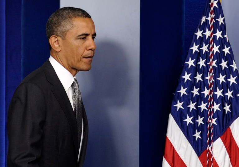 The Secret Service on Wednesday announced they intercepted a suspicious letter sent to President Obama, a day after a letter containing the poison ricin was mailed to a Republican lawmaker. (AP Photo/Susan Walsh)