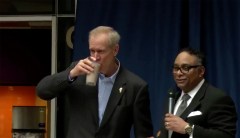 Illinois governor drinks chocolate milk to show he’s committed to diversity