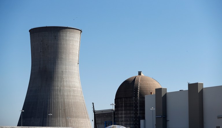 The nuclear industry says it's helping ease soaring costs as demand for natural gas soars. (AP Photo/Jeff Roberson)