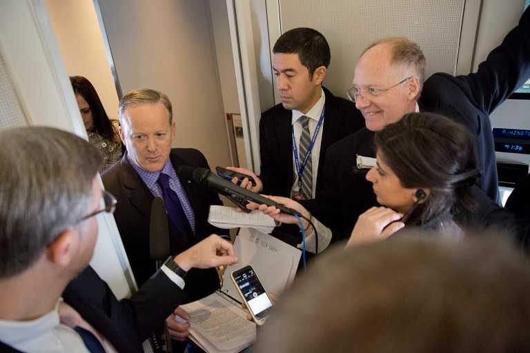 White House press secretary Sean Spicer said, the White House will continue to 