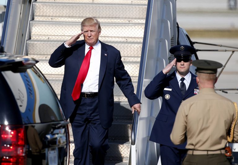 At 38 percent, Trump's latest approval rating has already reached the lowest point of former President Barack Obama's tenure. (AP Photo/Wilfredo Lee)
