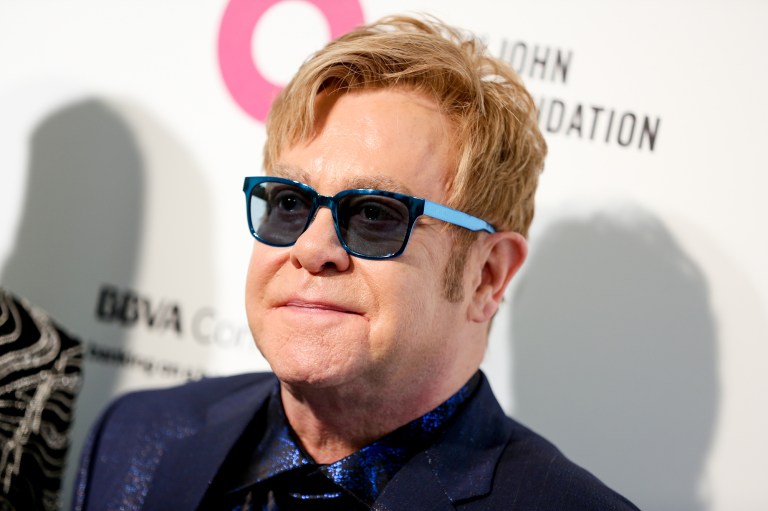 Sir Elton John slammed N.C. Republican Gov. Pat McCrory for supporting a bill preventing transgender people from using bathroom facilities that don't match their biological sex. (Rich Fury/Invision/AP)