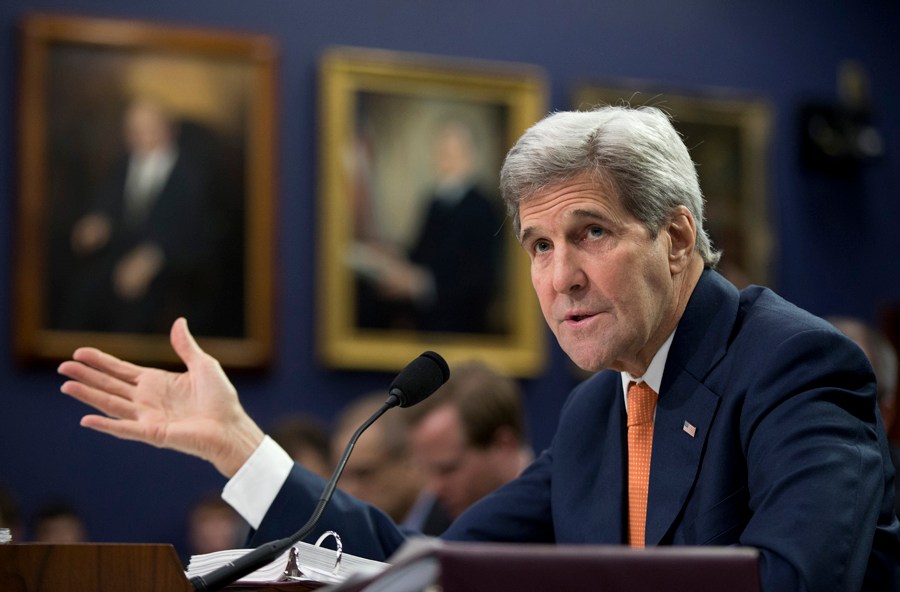 Trump accuses John Kerry of undercutting administration’s ‘great work’
