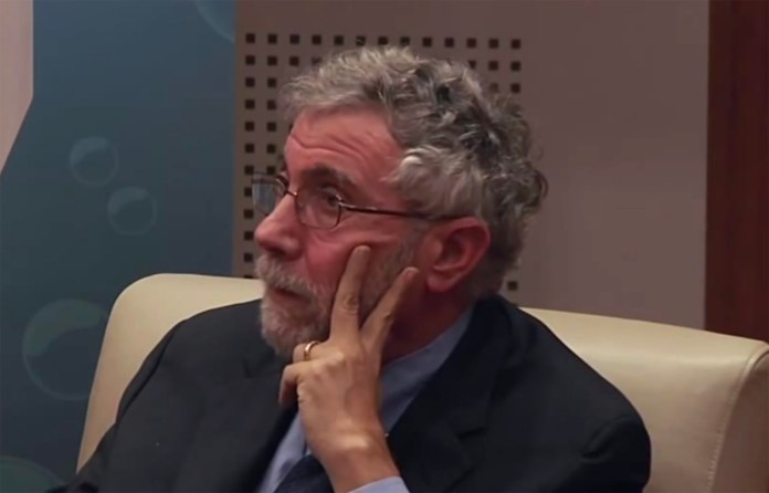 In last Monday's New York Times, economist/columnist Paul Krugman called Hillary Clinton "arguably the best-prepared candidate on matters economic ever to run for president." (Screen shot)