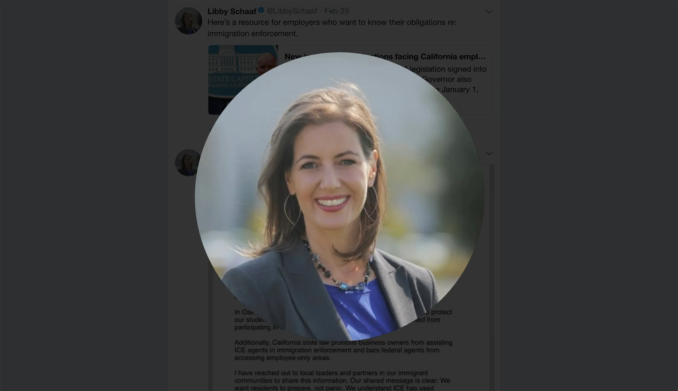 Don’t make a martyr of Oakland’s mayor, but be sure to enforce the law in her city