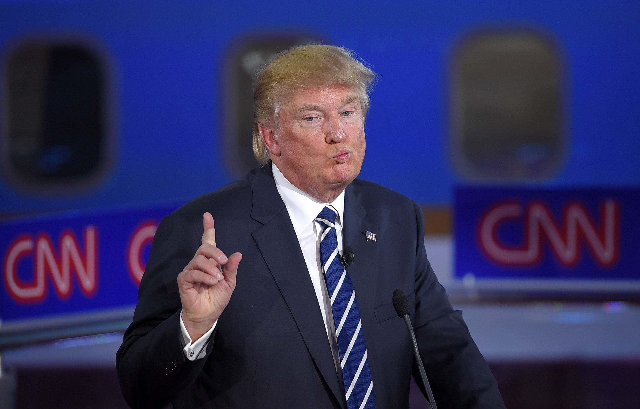 Trump predicts boring show ‘because Trump isn’t in the debate’