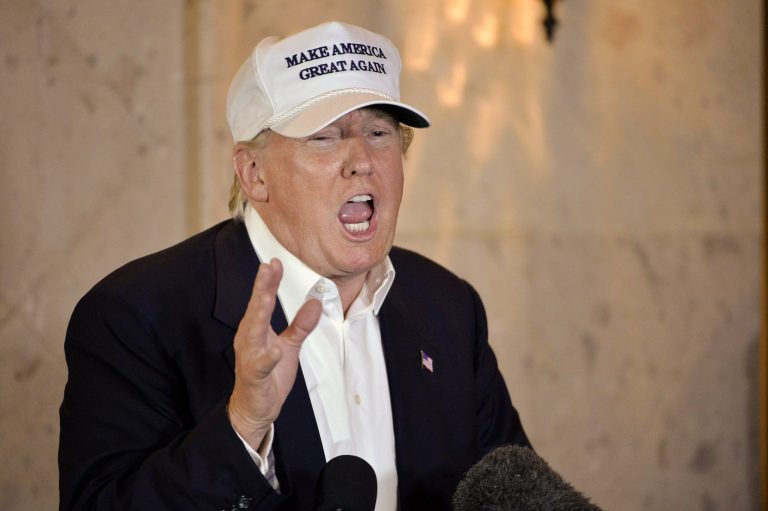 Republican presidential front-runner Donald Trump maintained Tuesday night that, 
