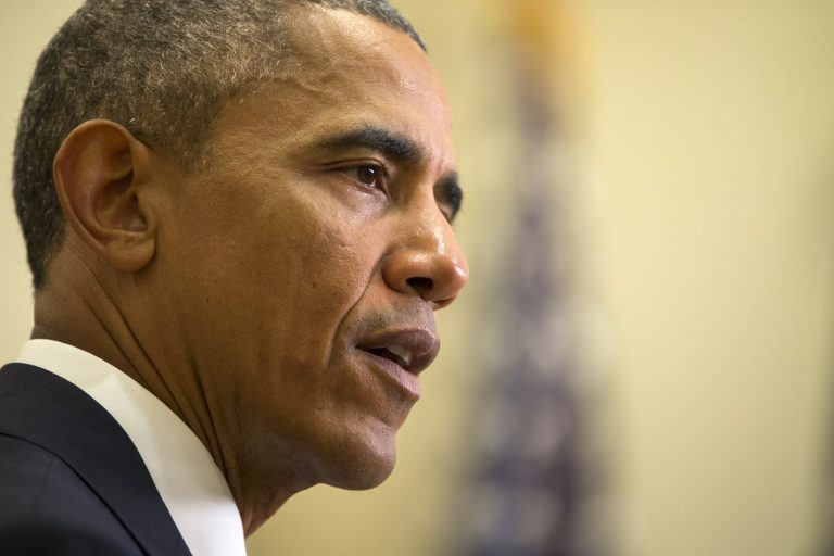 President Barack Obama speaks in the Roosevelt Room of the White House in Washington, Wednesday, June 24, 2015 about the completion of the Hostage Policy Review. (AP Photo/Evan Vucci)