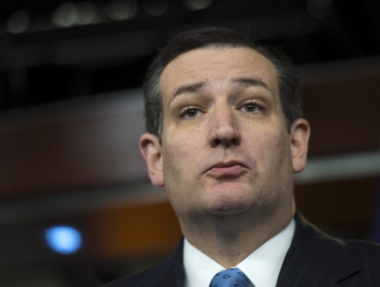 The early dinner crowd near the Capitol on Thursday yielded at least one notable pairing, with overtones of the presidential election cycle to come: Sen. Ted Cruz and former Ambassador John Bolton. (AP Photo/Molly Riley)