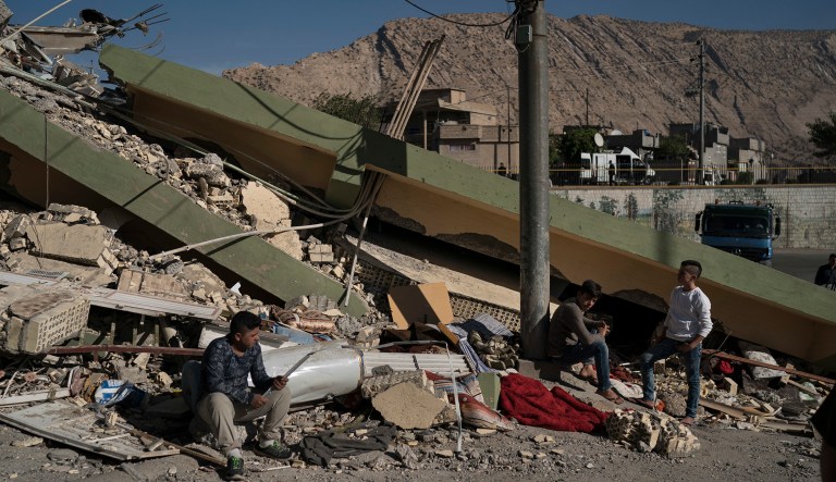 Authorities reported that a powerful 7.3 magnitude earthquake struck the Iraq-Iran border region on Monday and killed more than three hundred people in both countries. (AP Photo/Felipe Dana)