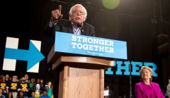 Bernie Sanders rejects Hillary Clinton’s suggestions he didn’t push his backers to support her during election