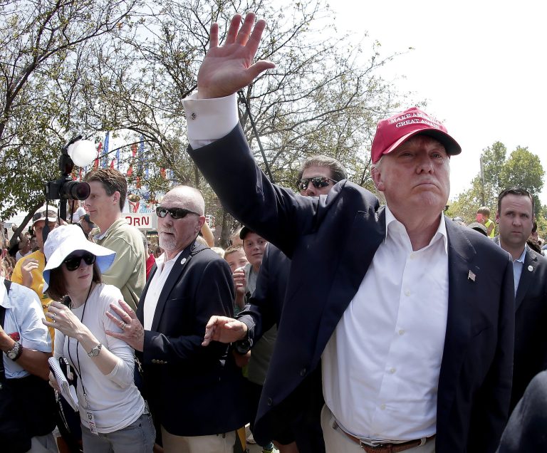 Some of the best-known conservative intellectuals have not merely criticized but excoriated Donald Trump for his tough talk on illegal immigration. (AP Photo/Charlie Riedel, File)