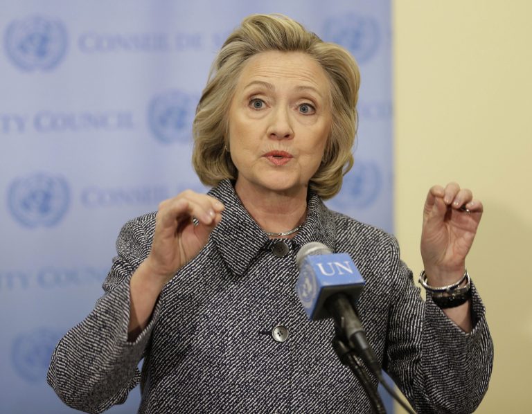 Clinton rarely takes questions from reporters and it's easy to see why. The more she's questioned, the more unlikable she becomes. (AP)