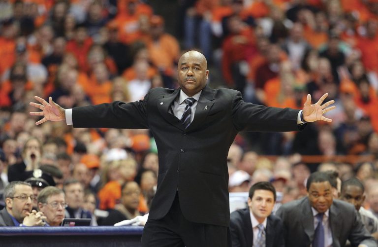 Nate Shron/Getty Images
Often linked to the Princeton offense, Georgetown coach John Thompson III has focused on defense this season, guiding the Hoyas into the top ten nationally in defensive field goal percentage and points allowed per game.