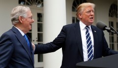 ‘McConnell loves our country’: Trump defends attacks on senator