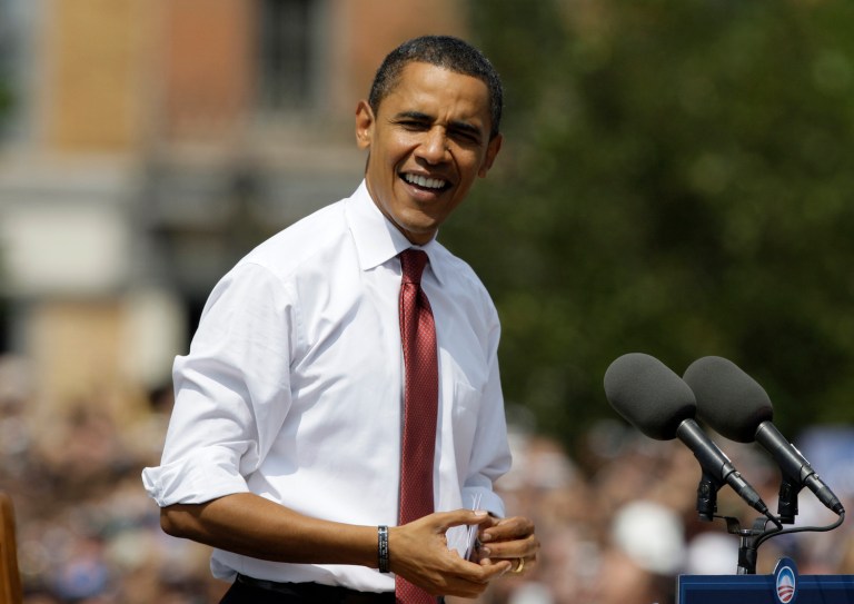 New poll shows President Obama's last year in office was better than his first. (AP Photo/M. Spencer Green, File)
