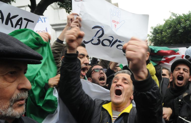 Demonstrators from the 