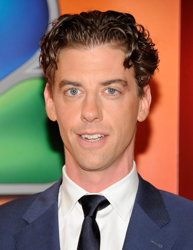   FILE - In this Monday, May 14, 2012 file photo, actor Christian Borle arrives for the NBC network upfront presentation at Radio City Music Hall, in New York. Borle will be leaving 