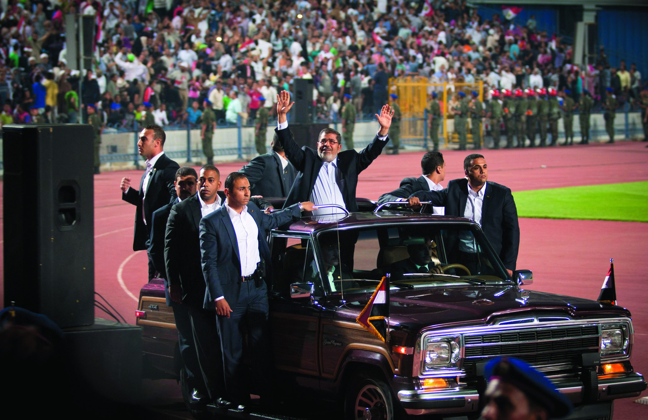 Egypt’s president defends record of first 100 days