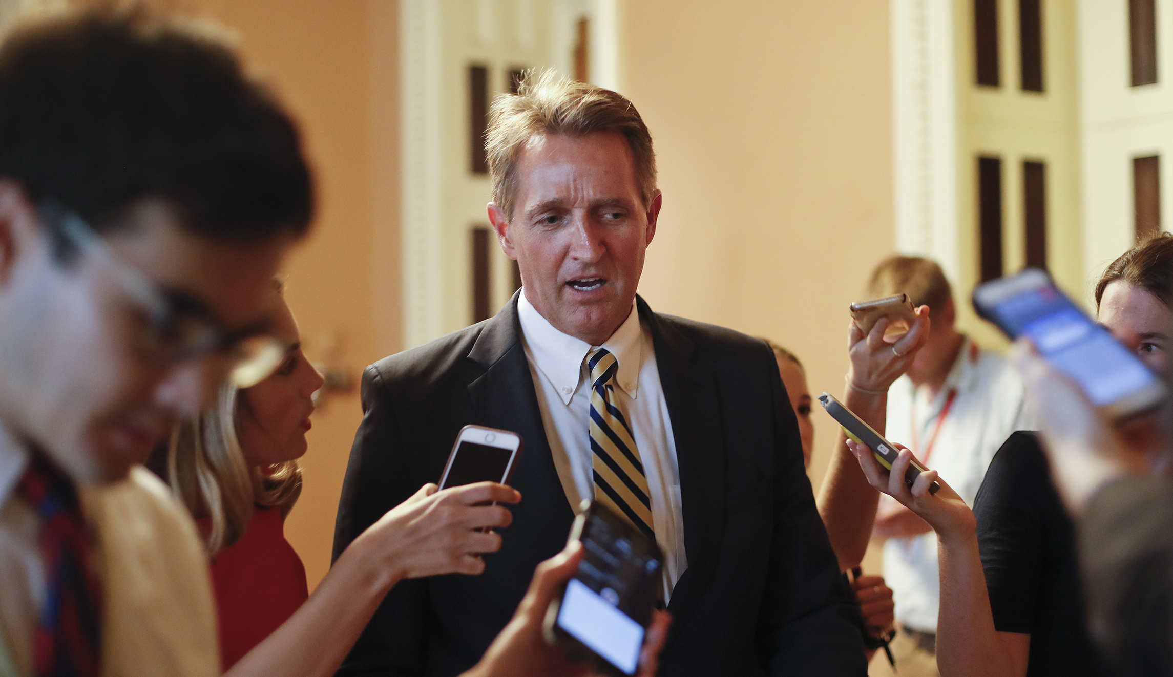 Billionaire Trump backer to donate six figures to super PAC backing Jeff Flake challenger