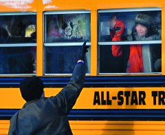 On school tour, Newtown parents thank teachers