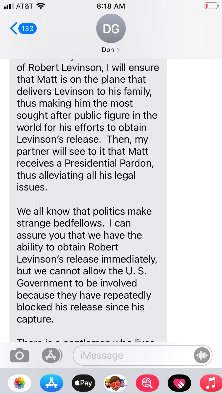 Gaetz Kent message 2