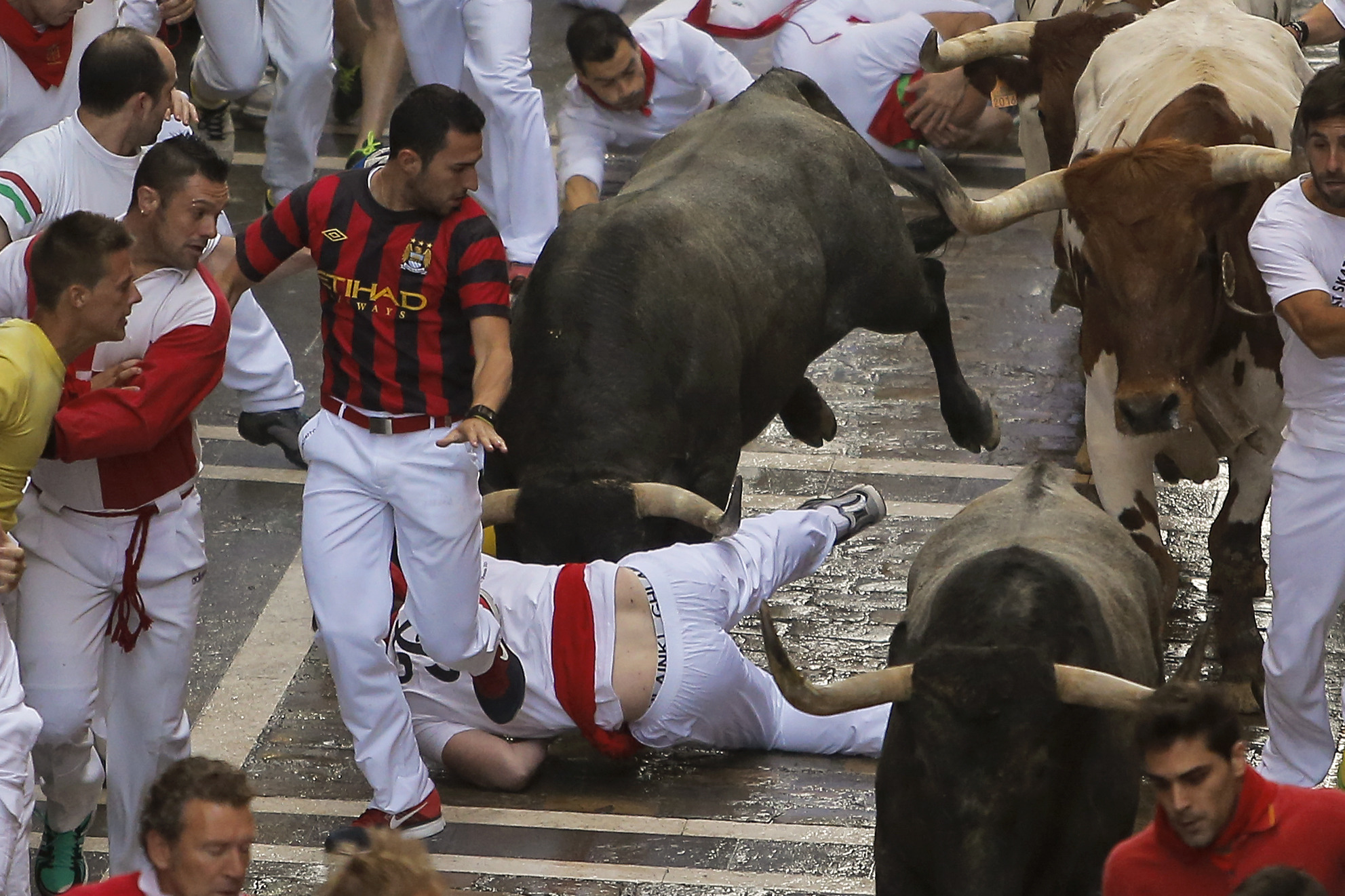 4 minor injuries at Spain’s running of the bulls