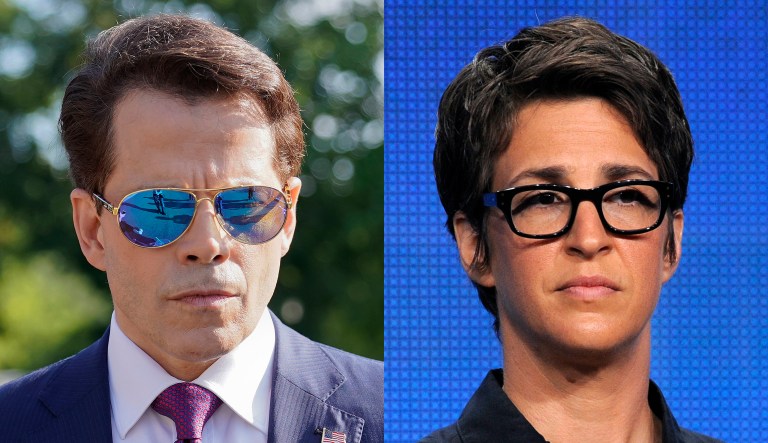 Former President Trump communications director Anthony Scaramucci made a controversial remark about MSNBC host Rachel Maddow during an interview with Fox News' 
