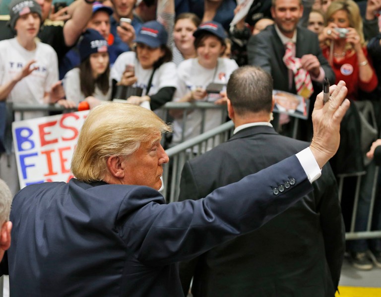 The editorial page editor declined to comment on the nature of Trump's immigration remarks. (AP Photo/Steve Helber)