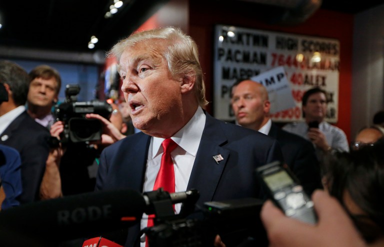 Newly released emails show the Office of Government Ethics sometimes struggled to make contact with the Trump transition team, according to a report released early Saturday. (AP Photo/Mark Humphrey, File)