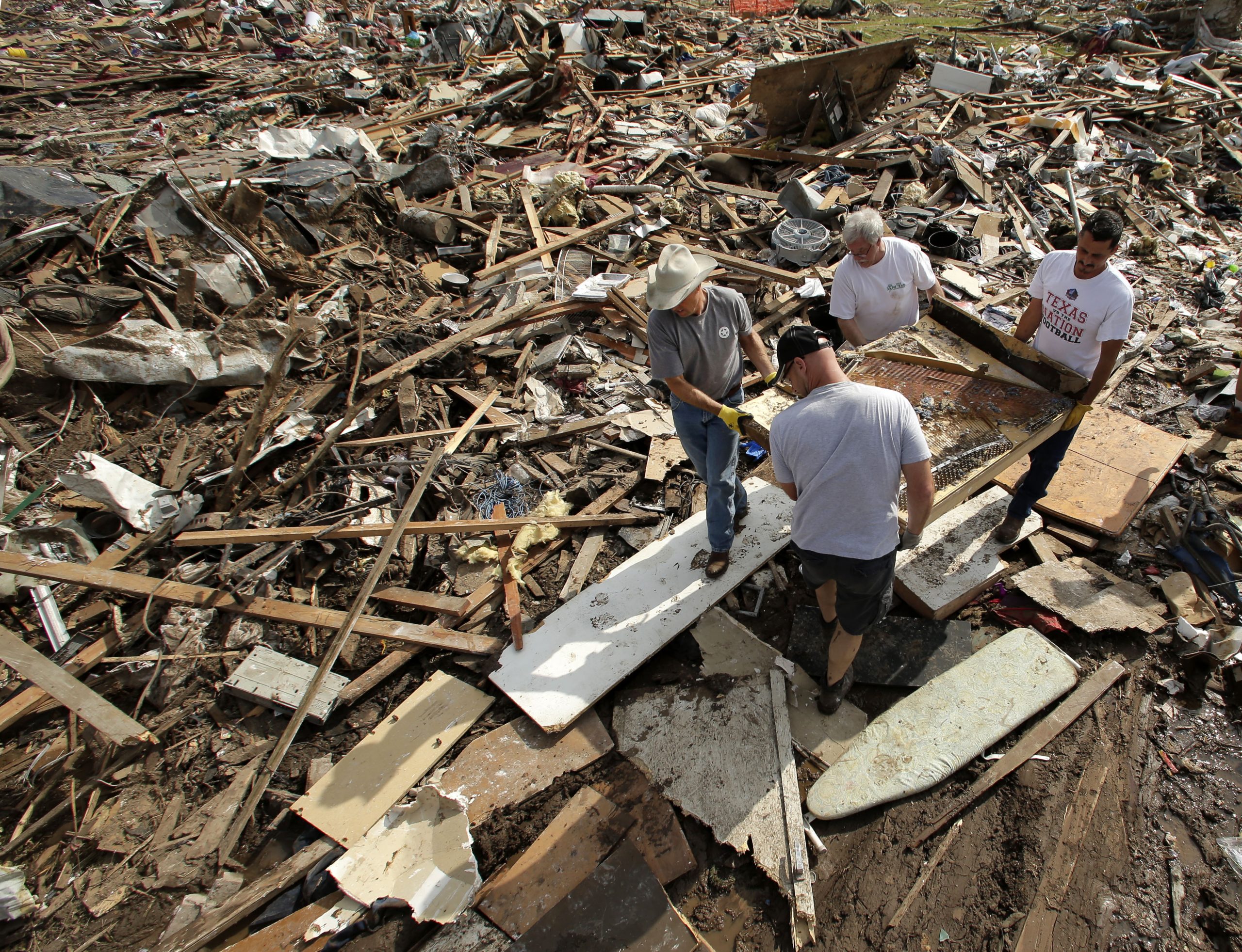 Okla. twister debris would create mile-high pile
