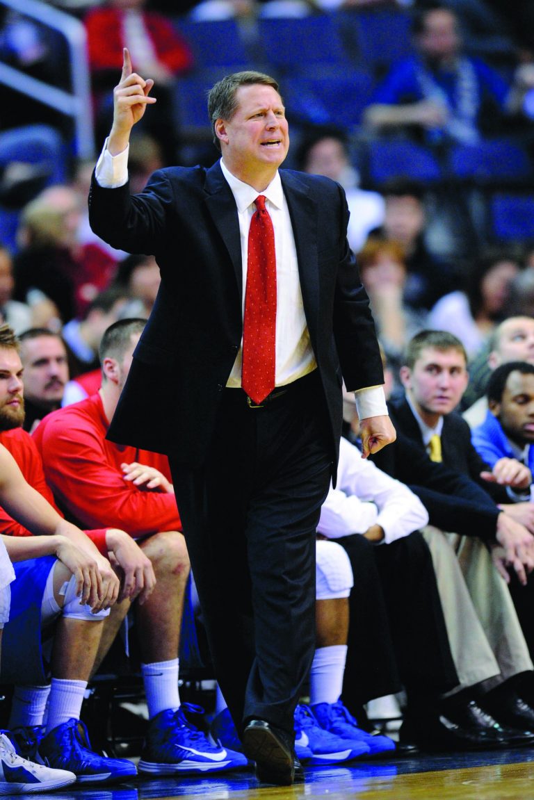 Nick Wass/AP
American has never finished below .500 in conference games or been seeded worse than fourth in 11 years in the Patriot League under coach Jeff Jones.