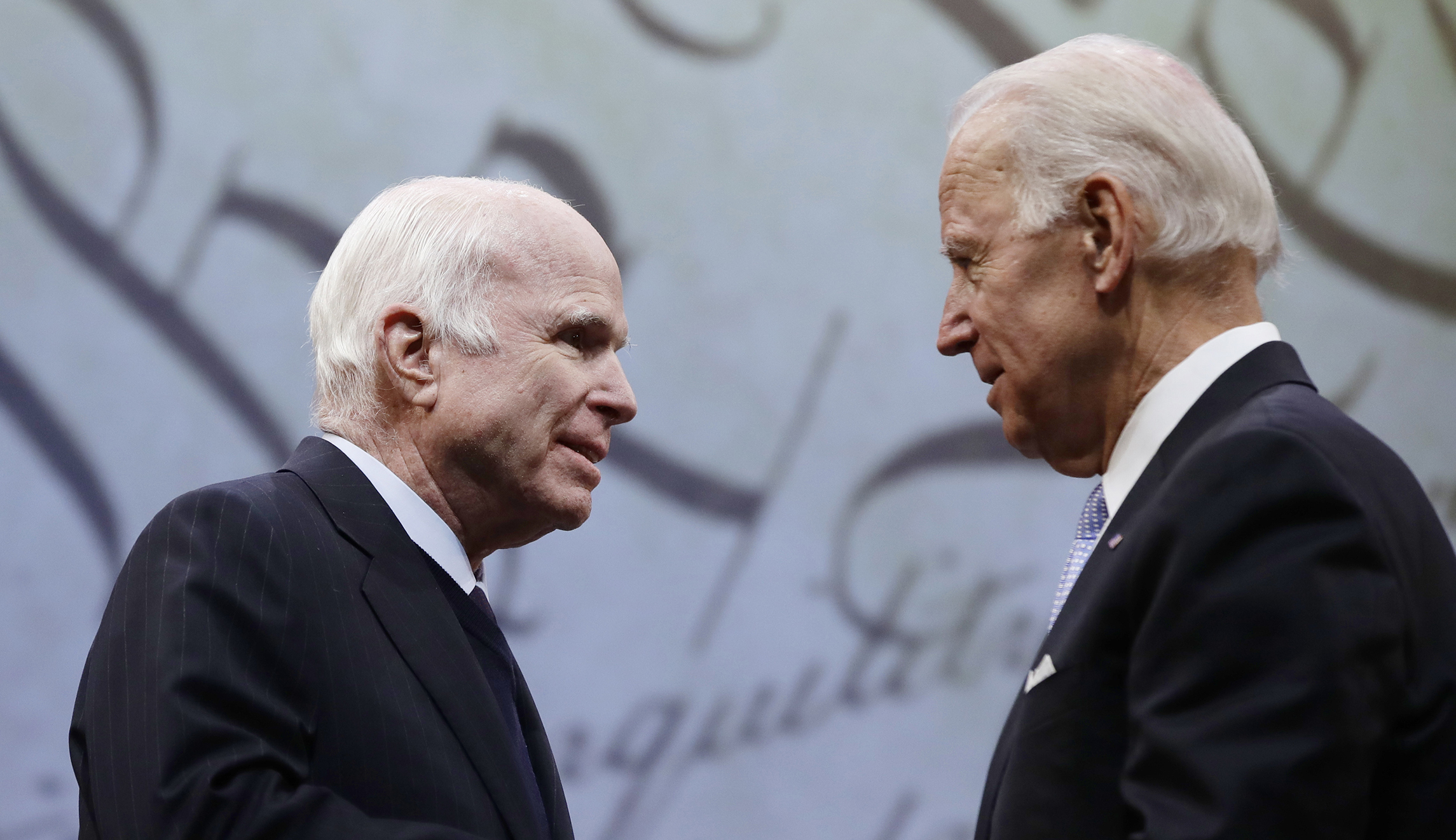 Joe Biden honors ‘dear friend’ John McCain’s ‘courage and loyalty’