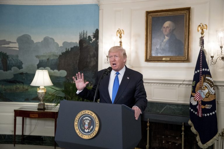 President Trump has previously said he would consider cutting off the payments, without which, insurers have said, they would exit the Obamacare exchanges or substantially increase costs to customers. (AP Photo/Andrew Harnik)