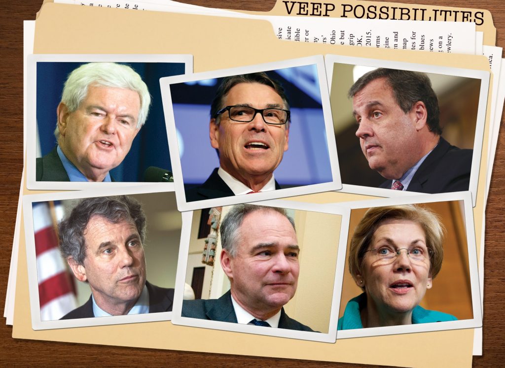 Who will win the veepstakes?