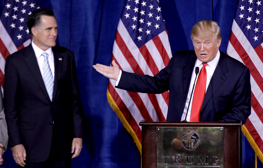 Mitt Romney takes stance on the ‘Trump agenda’