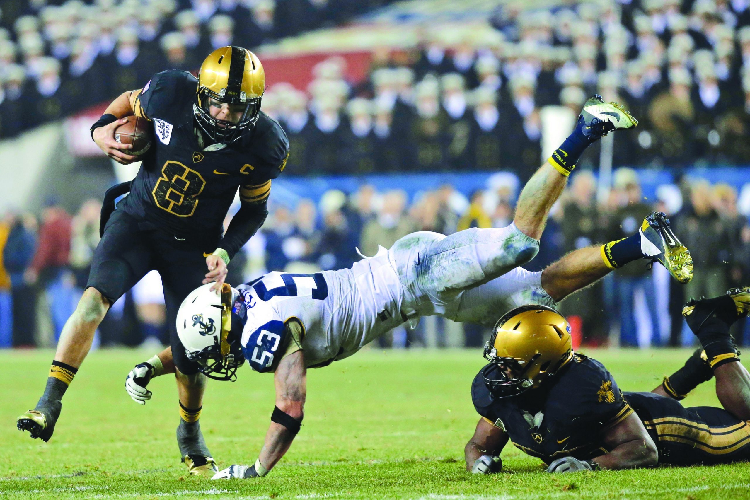Peterson is tackling big role for Navy