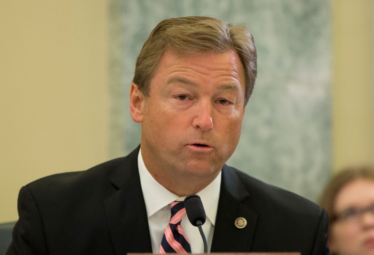 Sen. Dean Heller, R-Nev., raised $1.4 million in the first quarter of the year, as he prepares for a tough re-election battle in 2018. (AP Photo/Pablo Martinez Monsivais, File)